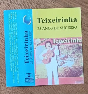 25ma. Capa da fita k7 Teixeirinha 25 anos de sucessos, sem a fita.