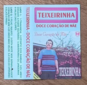 25ma. Capa da fita k7 Teixeirinha Doce coração de mãe, sem a fita.