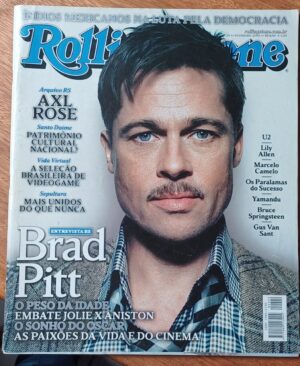 25ma. Revista Rolling Stones 29. Brad Pitt Axl Rose U2 Paralamas.