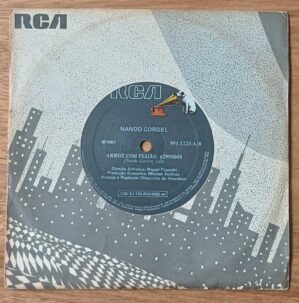 25ma. Vinil Compacto Nando Cordel Arroz com feijão.
