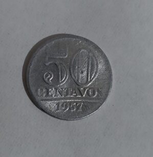 50 Centavos 1957 Sku 1996
