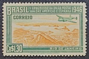 Comemorativos - RHM C0216 (Novo com Goma) 5º Congresso da União Postal das Américas e Espanha - 02/09/1946