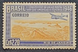 Comemorativos - RHM C0219 (Novo) 5º Congresso da União Postal das Américas e Espanha - 02/09/1946