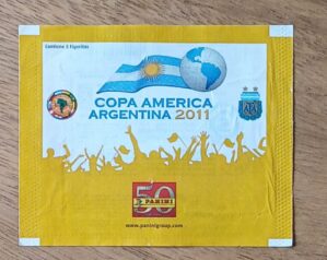Envelope vazio Figurinhas Panini Copa América 2011 Argentina.