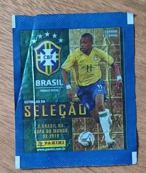 Envelope vazio Panini Estrelas da Seleção pra copa de 2010
