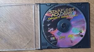 Jogo para Computador. Star Trek Starfleet academy cadet briefing.