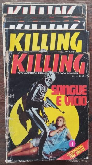 KILLING LOTE DE REVISTAS DE FOTONOVELA POLICIAL