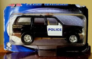 Miniatura Maisto Ford Explorer Polícia K9 – Escala 1:42 – Lacrada – Free Wheels