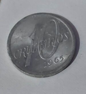 10 Cruzeiros 1965 Mapa Sku 2113