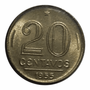 20 Centavos 1955 FC Sku 2079