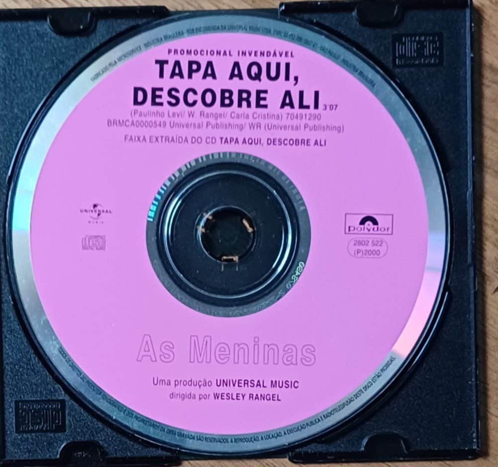 | Casa do Colecionador Cd As Meninas. Tapa aqui descobre ali. promo sem capa e box