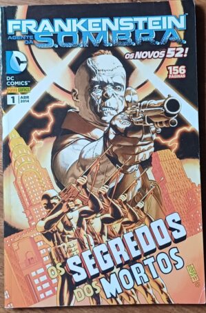 Gibi Frankenstein agente da sombra Novos 52. Ed Panini 1