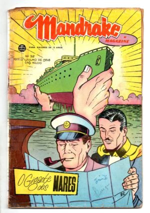 HQ - Gibi - Mandrake Magazine - Nº 32 - RGE - 1958