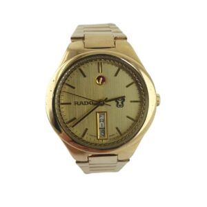 Relógio Rado Swiss Mod 91517 Máq ETA 2879 Banhado a Ouro 18k Unissex (Frete Grátis)