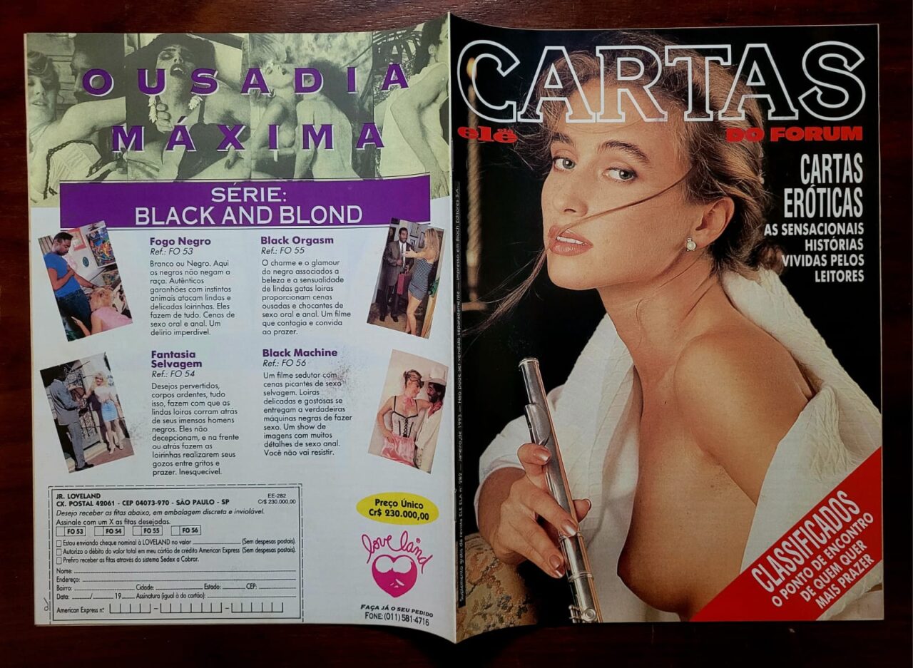 | Casa do Colecionador Revista Ele Ela Nº 282 (Janeiro/1993) Capa Eva Escobar | Edição Completa