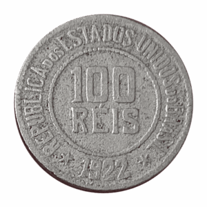 100 Réis 1922 escassa Sku 2153