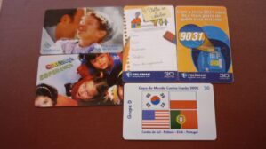 5 CARTÕES TELEFONICOS LOTE 30 .