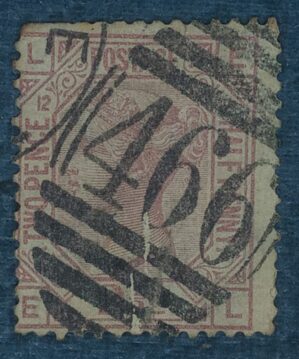 GRÃ BRETANHA - selo stamp Scott #67 2 1/2p QUEEN VICTORIA , Wmk 29, 1876-80