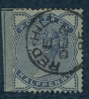 GRÃ BRETANHA - selo stamp Scott #98 1/2p QUEEN VICTORIA , Wmk 30, 1883-84
