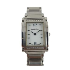 Relógio Amsterdam Sauer Swiss Com Diamantes de Grife Feminino