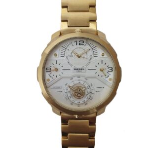 Relógio Diesel Mod 7362 Dourado Masculino Vintage