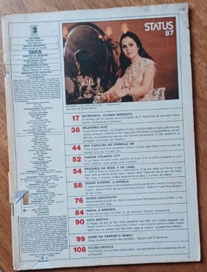 Rfcg. Status 87 sem capa e sem o pôster. Denise Dumont Nádia ardente Ana Carolina.