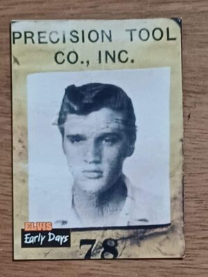 Cartão card River group Elvis collection 8. Precision tool co.