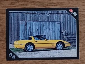 Cartão card Vette Set 72. 1990 Corvette ZR-1 coupe