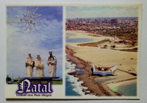 Cartao Postal Rio Grande Do Norte Natal Portico Da Cidade E Forte Dos Reis Magos Anos 90