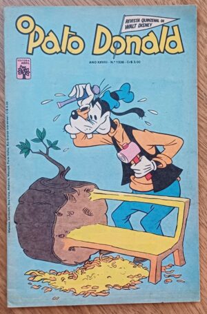 Lg21 gibi Pato Donald 1338 ano 1977. Ed Abril. Que topete.