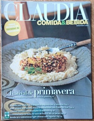 Lg27 Revista Claudia comida e bebida 600. Festival de primavera.