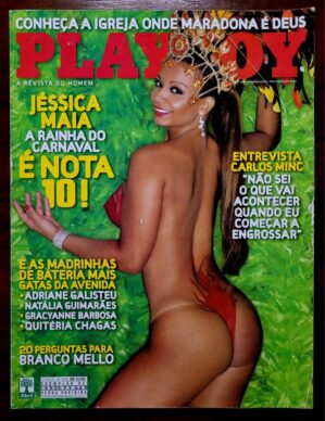 Playboy No 405 Fevereiro 2009 Jessica Maia A Rainha Do Carnaval Revista Com Poster