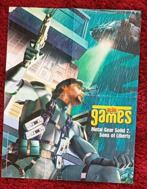 Poster Metal gear 2 sons of liberty, da revista Ação games.