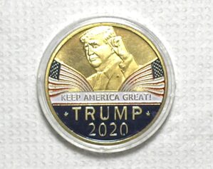 Usa) Medalha comemorativa Donald Trump - Keeps American Great - 2020 / Seal 45º Pres. dos Estados Unidos / Fc / m540