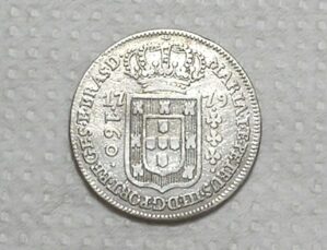 160 Réis - 1779 / Coroa Baixa / Prata / Mbc / box100m