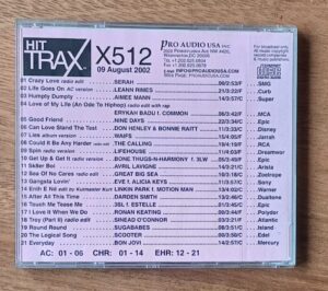 Cd Hit Trax X512. Bon Jovi Avril Lavigne Linkin Park Sinead O'Connor.