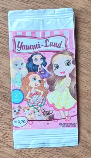 Envelope vazio Figurinhas Emporium Yummi land.