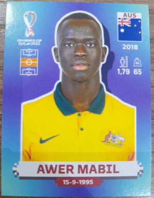 figurinha copa do mundo 2022 Austrália nº15