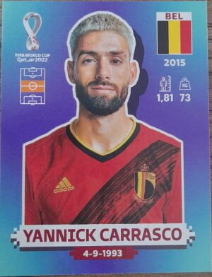 figurinha copa do mundo 2022 Bélgica nº10