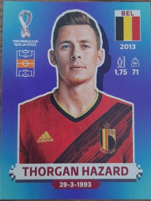 figurinha copa do mundo 2022 Bélgica nº13