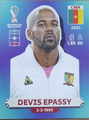 figurinha copa do mundo 2022 Camarões nº05