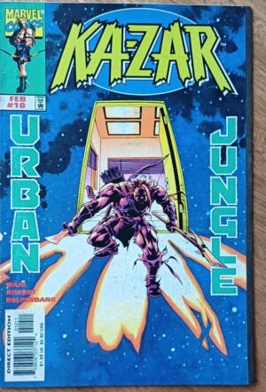 L26g. Gibi em inglês Marvel Jazar 10 1998 fev. Urban jungle Outgrowth.