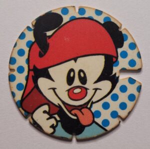 Tazo Nº 83 Elma Chips 1997 - Arma e Voa - Animaniacs - Wakko - 3 Pontos