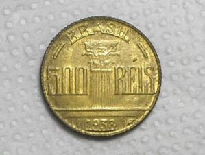 500 Réis - 1938 / Diogo Feijó / Soberba / Cod.Alb