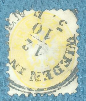 AUSTRIA - MONARQUIA - selo stamp scott # 22 - 2Kr - 1863-64