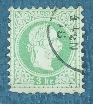 AUSTRIA - MONARQUIA - selo stamp scott #35a - 3Kr - 1874-80