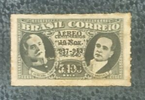 BRASIL- AÉREO- AERONÁUTICA - SELO RHM #A45 - 5$400rs - AVIAÇÃO - 1942