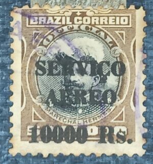 BRASIL- AÉREO- OFICIAIS - SELO RHM #A15 - 500,$000rs - AVIAÇÃO - 1927
