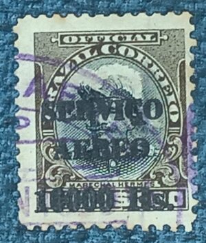 BRASIL- AÉREO- OFICIAIS - SELO RHM #A16 - 1.000,$000rs - AVIAÇÃO - 1927