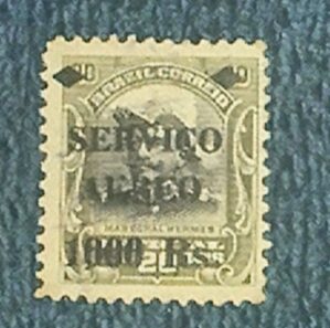 BRASIL- AÉREO OFICIAL - SELO RHM #A08.A6 - 20rs - SERVIÇO ALREO - 1927